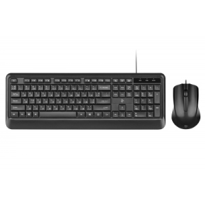 Комплект (Клавіатура Миша) 2E MK404 USB Black (2E-MK404UB) ТОП в Рівному