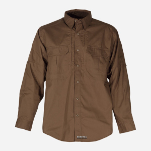 Рубашка тактическая 5.11 Tactical Taclite Pro Long Sleeve Shirt 72175 XL Battle Brown (2000980353798) надежный