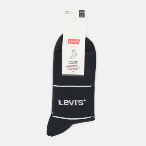 Набір шкарпеток Levi's 701210567-008 43-46 2 пари Black (8720245185639)