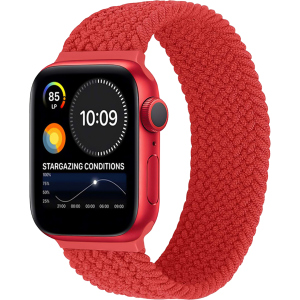 Ремінець Promate Fusion-40XL для Apple Watch 38-40 мм 1/2/3/4/5/6/7/SE Red (fusion-40xl.red)