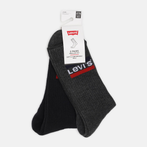 Набор носков Levi's 902012001-208 35-38 2 пары Mid Grey/Black (8718824835198) в Ровно