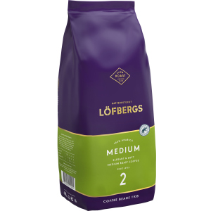 Кофе в зернах Lofbergs Medium 1 кг (7310050012292) в Ровно