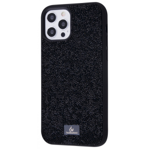 Чехол с камнями и блёстками Bling World Grainy Diamonds (TPU) iPhone 11 Pro black Черный рейтинг