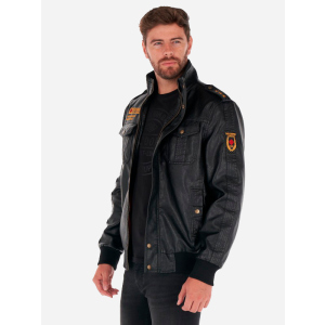 Куртка зі штучної шкіри Lee Cooper 10695510-3 L Black (4894534286254) ТОП в Рівному