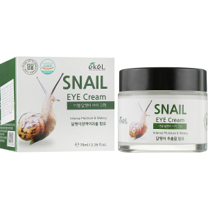 Крем для шкіри навколо очей Ekel Snail Eye Cream Зволожуючий з муцином равлики 70 мл (8809540511586) краща модель в Рівному