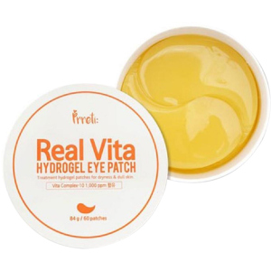 Гідрогелеві патчі для очей Prreti Real Vita Hydrogel Eye Patch з вітаміном С 60 шт (8809541199240) краща модель в Рівному