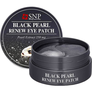 Гідрогелеві патчі SNP Black Pearl Renew Eye Patch із перловою пудрою 60 шт (8809458843977) краща модель в Рівному