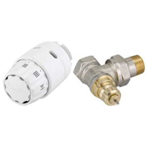 купить Кран термостатический для радиатора Danfoss RAS-C2 1/2" угловой (013G5142)