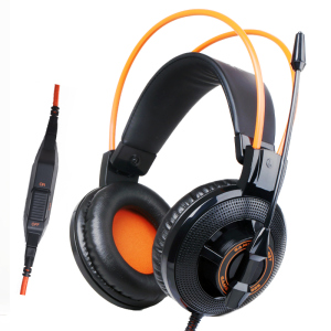 Наушники гарнитура накладные Somic G925 Black/Orange (9590009919) лучшая модель в Ровно