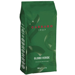 Кава в зернах Carraro Globo Verde 1 кг (8000604001924) надійний