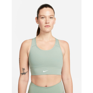 Спортивный топ Nike W Nk Df Swsh Lngln Bra CZ4496-357 M Светло-зеленый (195243363262) в Ровно