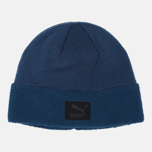 Шапка Puma Classic Cuff Sherpa Beanie 2344802 52-53 Intense Blue (4064533036741) рейтинг