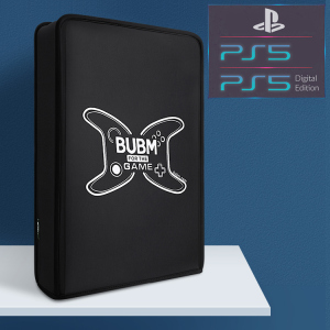 Пылезащитный черный кейс-чехол BUBM для игровой консоли-приставки Sony PlayStation 5 (PS5 / PS5 Digital Edition) лучшая модель в Ровно