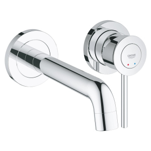 Кран для раковины однозахватный скрытого монтажа настенный GROHE BauClassic хром латунь 20292000