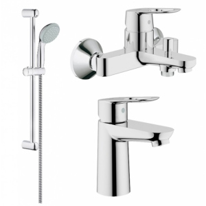 Комплект смесителей для ванной GROHE BauLoop S-Size хром латунь 123214S в Ровно