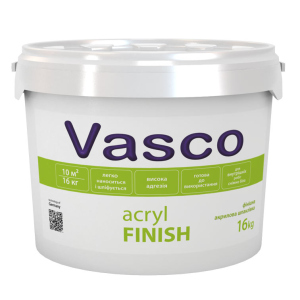 Шпатлевка акриловая для внутренних работ Vasco Acryl Finish 16кг ТОП в Ровно