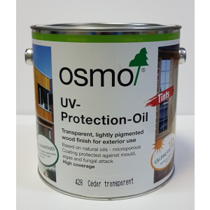 хорошая модель Защитное масло с УФ – фильтром OSMO UV - SCHUTZ - ÖL 428 - (кедр) 0.125 л.