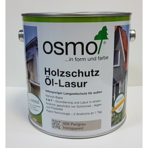 Зщитное масло – лазурь OSMO HOLZSCHUTZ ÖL-LASUR 906 (серый жемчуг) 0.125 л. лучшая модель в Ровно