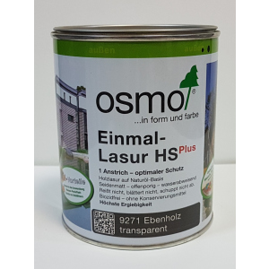 Однослойная лазурь для деревянных фасадов OSMO EINMAL - LAZUR HS 9271 - венге, 0.125 л. ТОП в Ровно