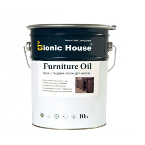 Олія для меблів з твердим воском Furniture Oil 10л Безбарвний