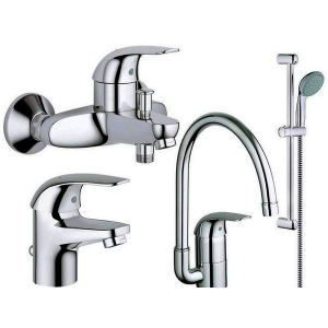 Набір змішувачів Grohe Euroeco 123242K в Рівному