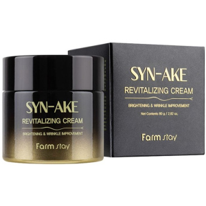 Крем, що відновлює FarmStay Syn-Ake Revitalizing Cream зі зміїним пептидом 80 г (8809674691659) краща модель в Рівному