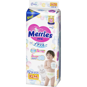 Подгузники Merries для детей XL 12-20 кг 44 шт (4901301253422) в Ровно