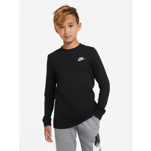 Футболка с длинными рукавами Nike B Nsw Tee Ls Emb Futura CZ1855-010 147-158 см (L) Черная (194495131612) ТОП в Ровно