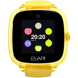 Дитячий смарт-годинник з GPS-трекером Elari KidPhone Fresh Yellow (KP-F/Yellow)