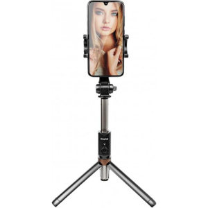 Трипод Dispho WS-18002 Selfie Stick Tripod Bluetooth Black (DSP-WS18002) ТОП в Рівному