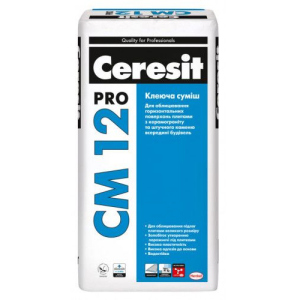 Клеящая смесь для напольных плит и керамогранита Ceresit CM 12 pro 27кг в Ровно