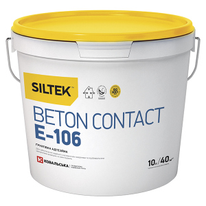 Грунтовка адгезионная Siltek E-106 Beton Contact 10л ТОП в Ровно