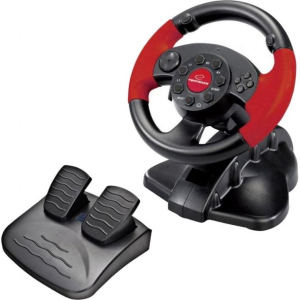 Руль Esperanza PC/PS1/PS2/PS3 Black-Red (EG103) ТОП в Ровно