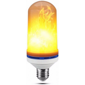 Лампа светодиодная с эффектом пламени огня UKC LED Flame Bulb MAX (Nim) лучшая модель в Ровно