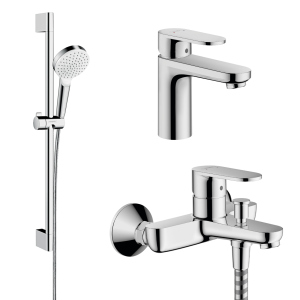 Набір змішувачів HANSGROHE VERNIS BLEND хром латунь 71550111 (71550000+71440000+26533400)