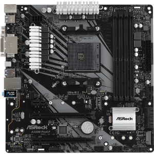 Материнская плата ASRock A320M Pro4-F (sAM4, AMD A320, PCI-Ex16) надежный