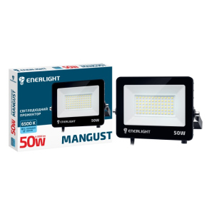 Прожектор світлодіодний ENERLIGHT MANGUST 50Вт 6500K IP65 (MANGUST50SMD80С) в Рівному