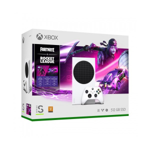 Стаціонарна ігрова приставка Microsoft Xbox Series S 512 GB + Fortnite + Rocket League Bundle (RRS-00034) ТОП в Рівному