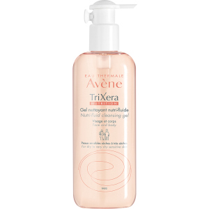 Очищающий гель Avene TriXera Nutrition для сухой кожи лица и тела 400 мл (3282770074710) ТОП в Ровно