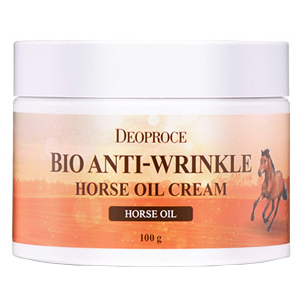 хорошая модель Омолаживающий крем для лица Deoproce Bio Anti Wrinkle Horse Oil Cream с Лошадиным маслом Гиалуроновой кислотой и Ниацинамидом 100 г (dcrbawho100) (8809567921412)