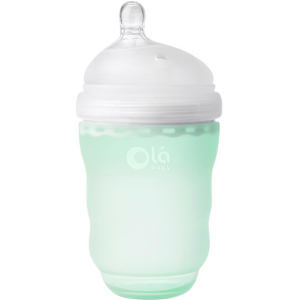 Детская силиконовая антиколиковая бутылочка Olababy GentleBottle Mint Бирюзовый 240 мл (80820) в Ровно