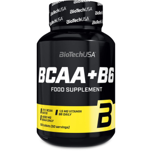 Амінокислоти Biotech BCAA+b6 100 таблеток ТОП в Рівному