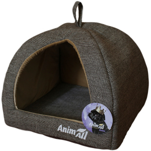 Будиночок для собак та кішок AnimAll Ат 0980 Darling S Grey 38 x 38 x 29 см (2000981180980) краща модель в Рівному