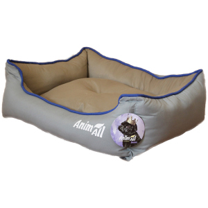 Лежанка для собак та котів AnimAll Ат 1178 Nena L Grey-blue 65 x 51 x 18 см (2000981181178) рейтинг