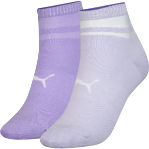 Набор носков Puma Short Sock Structure 2p Women 103002001-012 35-38 р 2 пары Фиолетовый (8718824798950) ТОП в Ровно