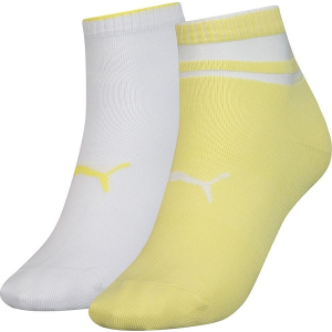 Набор носков Puma Short Sock Structure 2p Women 103002001-013 39-42 р 2 пары Жёлтый/Белый (8718824798981) в Ровно