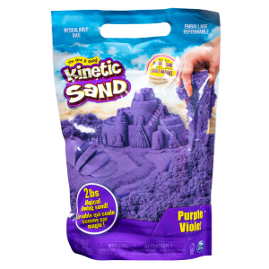 Пісок для дитячої творчості Kinetic Sand Colour Фіолетовий 907 г (71453P) в Рівному