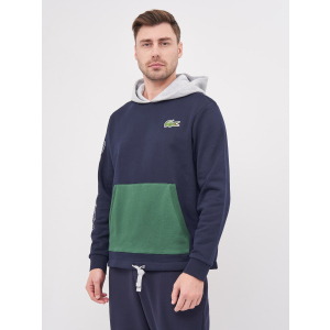 Худі Lacoste SH1574-GY3 L (T5) Navy Blue/Grey Chine/Green (3614038034592_2000003562503) в Рівному