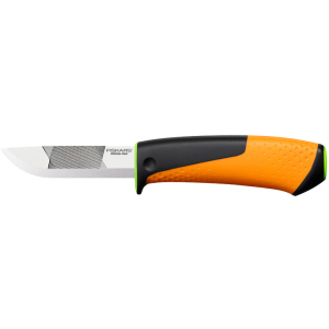 Нож для тяжелых работ Fiskars с точилом (1023619/156018) ТОП в Ровно