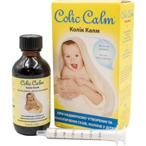 хороша модель Дієтична добавка Colic Calm При надмірній освіті та накопиченні газів, кольків у дітей 59 мл (313992000157)